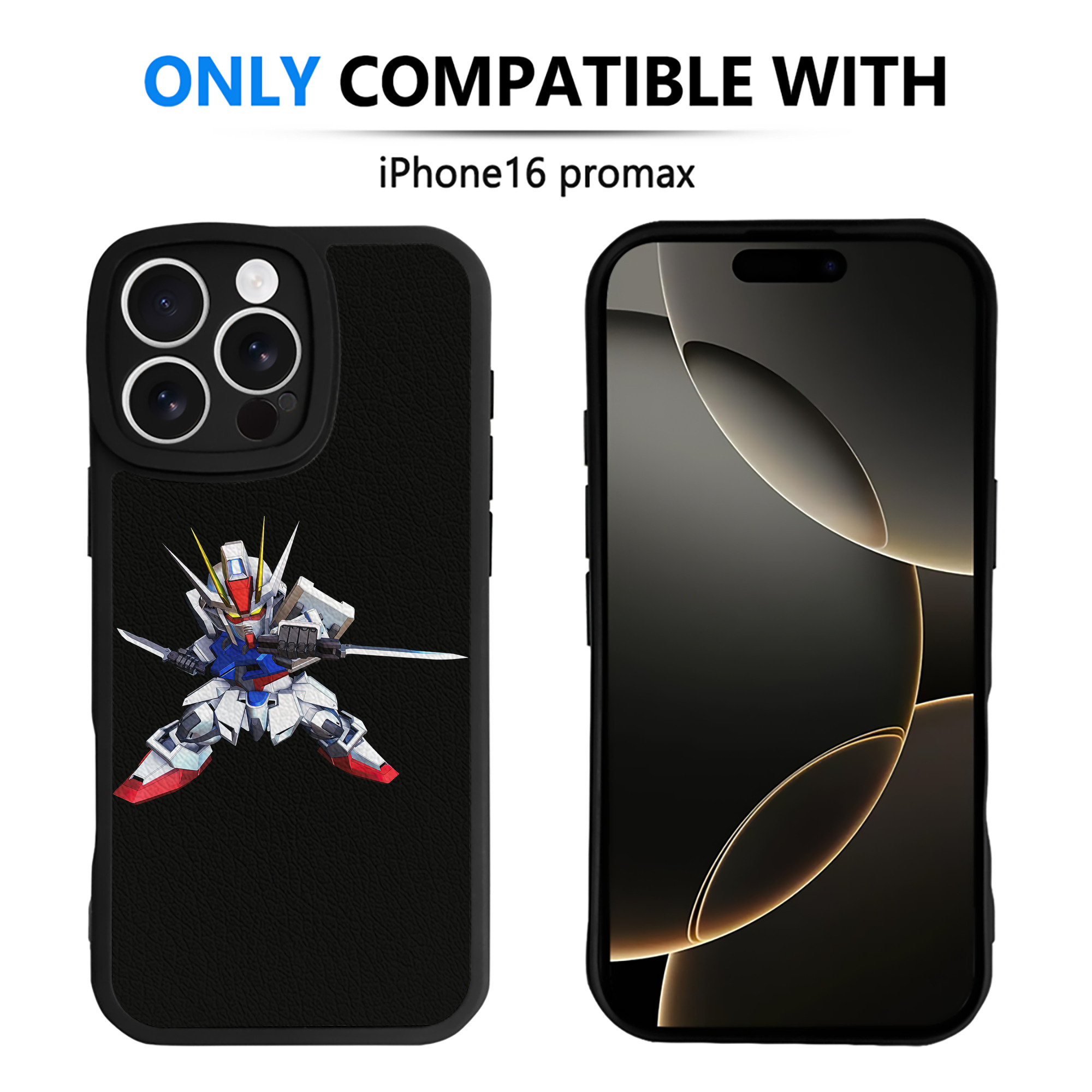 （画像用） 機動戦士ガンダム Mobile Suit Gundam 【iPhone 16シリーズ対応】シリコンスマホケース（レザー調） 材質：シリコン